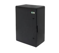 RSE Boîtier en plastique ABS, IP65, armoire murale, boîtier industriel, boîtier vide, noir, plaque de montage, verrouillage 400 x 500 x 180 mm