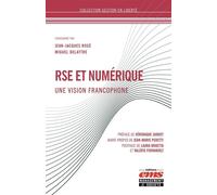 RSE et numérique Une vision francophone - Jean-Jacques Rosé - Ems Management Et Societes - broché - Etude