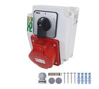 RSE RS KOMBI Distributeur de courant de construction CEE Distributeur de courant mural 11. RS-KOMBI 32 A 5P, 0-1 interrupteur 32 A