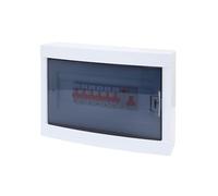 RSE Sous-distribution avec compteur FI ou LS ou MID - Boîtier de distribution en saillie ou encastré - 4 LS 1P C16A, 2 LS 1P C10A, 1 FI2P 40 A, montage en saillie - 12 modules