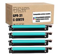 RSENSO Unité de Tambour à Haut rendement Compatible pour Canon GPR-31 C-Exv29, travaillez avec ImageRunner Advance C5030 C5035 C5235 C5240 4Colors