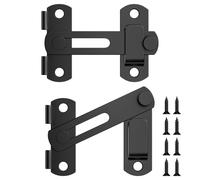 Rseuphiee 2 pcs Verrou Porte Interieure, Inoxydable Verrou Porte, Petits Boulons de Porte, Loquets de Porte à Moraillon Coulissant, Verrou de Porte de Sécurité, pour Porte, Fenêtre, Armoires, Jardin