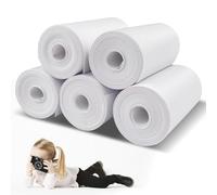 Rseuphiee 5 Rouleaux 57 X 28mm Papier Thermique, Rouleau Appareil Photo Enfant, Papier Imprimante Thermique, Blanc Papier d'impression Thermique, Rouleau Tpe pour Appareil Photo Enfant