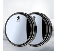 RSFIL 2 Pièces Miroir d'angle Mort de Voiture pour 2023 Peugeot 408 (P54) Coupe, Rotatif Voiture Rond Angle Mort Miroir 360°Rotate Convexe Vue Arrière Voiture Côté Miroir,C
