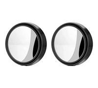 RSFIL 2 Pièces Miroir d'angle Mort de Voiture pour Peugeot Partner Expert Boxer, Rotatif Voiture Rond Angle Mort Miroir 360°Rotate Convexe Vue Arrière Voiture Côté Miroir,Black