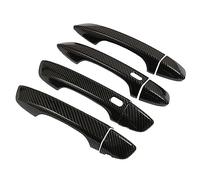 RSFIL forme véhicule Couvercle De Poignée De Porte Latérale De Voiture En Fiber De Carbone Chromé Pour Tiguan MK2 2017 2018 2019 2020 2021 couverture décorative (Color : 2)