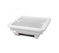 RSGXLFQZVAK Ventilateur de ventilation pour camping-car, Ventilateur D'extraction En Plastique De Refroidissement Étanche 12 V/24 V RV Remorque Caravane Côté Évent Ventilation Lame Blanc 1 Ensemble