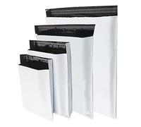 Rshuhx Enveloppe Sac Plastique Expedition Blanches Opaques Mixte 100 Pièces A3/A4/B4/C5 Nouveau Matériel Emballage Colis Vetement Vinted Sacs d'expédition Courrier Enveloppes Expéditeurs