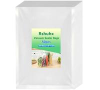 Rshuhx Sac Sous Vide 20x30cm 50pcs Sous Vide Alimentaire 200µm Sachet Sous Vide pour Toutes Machines Emballer Sous Vide et Sacs Congélation Sous Vide Sans BPA pour Viande Légume Réfrigérateur Cuisine