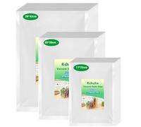 Rshuhx Sac Sous Vide Sous Vide Alimentaire 200µm Sachet Sous Vide 17 x 25cm 20 x 30cm 28 x 40cm 80pcs pourToutes Machines Emballer Sous Vide et Sacs Congélation Viande Légume Réfrigérateur Cuisine