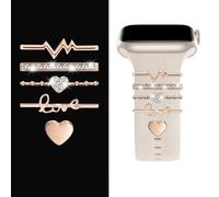 Rskal-Décoration Pour Apple Watch Ultra 2 Bande 10 9 8 7 Diamant Bijoux Breloques Accessoires Samsung/Huawei Bracelet De Montre 20/22mm Bracelet10
