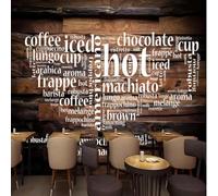rskjdghshd Papier peint 3D en forme de tasse de café - Décoration industrielle - 3D - 250 cm x 175 cm