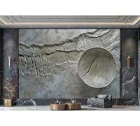 rskjdghshd Papier Peint Moderne Ciment Texture Relief Plaque Suspendue Peinture Roche TV Canapé Fond Mur Chambre Salon Salle D'étude Murale,3D,350x245cm