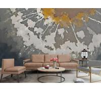 rskjdghshd Tableau texturé à l'encre de Chine, peint à la main, représentant un pissenlit, idéal pour décorer le mur derrière un canapé, dans une chambre, un salon ou un bureau ; 3D ; 150 x 105 cm