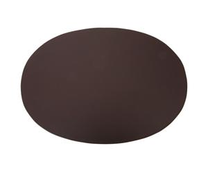 Ørskov Set de table Ørskov cuir ovale 47x34 cm Chocolat