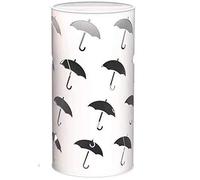 Rsmmpqa Armoire porte-parapluie, porte-revues, bac de rangement en métal pour et décoration de bureau avec châssis, parapluie court/long parapluie/e (taille : orange) (blanc)