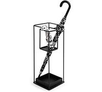 Rsmmpqa Porte-parapluie en métal pour entrée - Seau de rangement multifonction - 31 x 31 x 60 cm