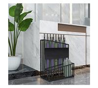 Rsmmpqa Porte-parapluie moderne et simple en métal, le seau de parapluie noir est adapté pour les hôtels, les magasins de parapluies 15-40, 3 tailles (36 x 25 x 50 cm)