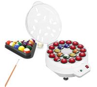 RSPPPJQ Machine de Nettoyage de Boules de Billard électrique 180 W, 3 Minutes/Nettoyage de 22 Boules, for Clubs de Billard ou Toutes Sortes de Tournois, terrains d'entraînement de Billard, etc.