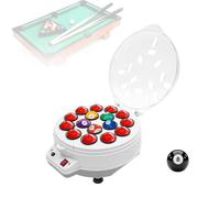 RSPPPJQ Machine de Polissage électrique de Boule de Billard, Machine de Nettoyage de Boule de Piscine 180 W, équipement de Lavage Automatique de Boules de Piscine for salles de Billard, gymnases