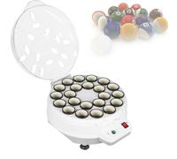 RSPPPJQ Nettoyeur électrique Automatique de Boules de Billard, Machine de Nettoyage de Boules de Billard, for Le Lavage et Le Polissage de 22 Boules de 52.5mm