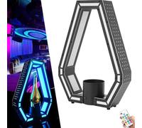 RSPPPJQ Présentoir d'alcool à LED réglable en 7 Couleurs, présentoirs de Bouteilles de Champagne Brillants en Acrylique, contrôlé avec télécommande for Bar à Domicile, discothèque, décoration de fête