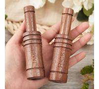 RSQGT Appel à Canards en Bois Personnalisé - Sifflet à Canards en Bois Massif Gravé sur Mesure pour Chasseurs, Cadeau de Chasse Unique pour Papa, Mari, Lui (Cadeaux pour Hommes)