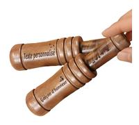 RSQGT Appel à Canards en Bois Personnalisé - Sifflet à Canards en Bois Massif Gravé sur Mesure pour Chasseurs, Cadeau de Chasse Unique pour Papa, Mari, Lui (Un Cadeau pour Le Chasseur)