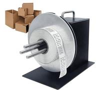 RSQQL Enrouleur d'étiquettes HD-R7, rembobinage Automatique d'étiquettes de 185 mm, Vitesse réglable, synchronisé avec l'imprimante, for Noyau de 1 à 3 Pouces, rembobinage dans Les Deux Sens