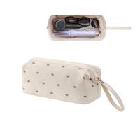 RSRSLEII Grand sac de voyage matelassé avec motif nœud, étui de rangement étanche pour accessoires de coiffure Shark FlexStyle, sèche-cheveux Dyson Airwrap, fer à friser, outils pour cheveux Revlon