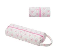 RSRSLEII Sac de Voyage matelassé pour Shark FlexStyle Dyson Airwrap sèche-Cheveux Fer à friser Revlon Outils à Cheveux Portable Pliable, 01 nœud Rose, 14.2 x 5 x 3.1 inches, Voyage