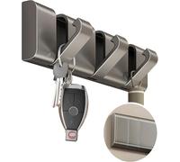 RSRSR Patère pliante invisible - Crochets muraux rétractables for serviettes avec 3 à 8 crochets(6 Hooks)