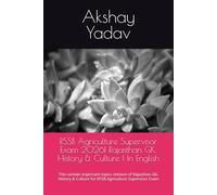 RSSB Agriculture Supervisor Exam 2026| Rajasthan GK, History & Culture | In English: This contain important topics reivison of Rajasthan GK, History & Culture for RSSB Agriculture Supervisor Exam