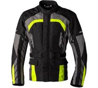RST Alpha 5 Veste textile de moto, noir-gris-jaune, taille L pour homme