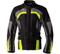 RST Alpha 5 Ce Mens Textile Noir Gris Neon Jaune Blouson