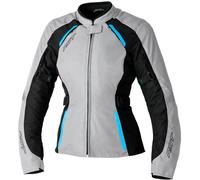 RST Ava, veste textile imperméable pour femmes XS Gris/Noir/Bleu Gris/Noir/Bleu