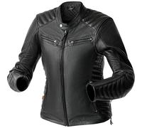 RST Roadster Air D3O Veste en cuir moto pour femmes, noir, Taille 10