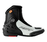 RST Moto – Bottes moto Tractech Evo Short D3O perforées Noir/Blanc Taille EU 47 Homme