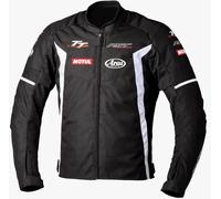 RST IOM Team Evo Veste textile de moto, noir-blanc, taille S pour homme