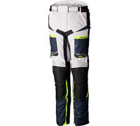 RST Maverick Evo, pantalon textile imperméable S Gris Clair/Bleu Foncé/Noir/Jaune Néon Gris Clair/Bleu Foncé/Noir/Jaune Néon
