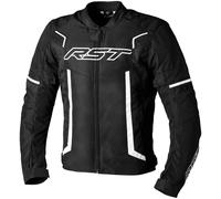 RST Pilot Evo, veste textile imperméable XXL Noir/Blanc Noir/Blanc