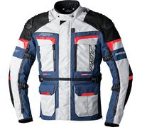 RST Pro Adventure-X, veste textile imperméable 4XL Gris Clair/Bleu/Rouge/Noir Gris Clair/Bleu/Rouge/Noir