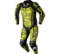RST Pro Evo Airbag Tiger, combinaison en cuir 1pcs. perforée XS Noir/Jaune Néon Noir/Jaune Néon