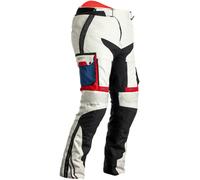 RST Pro Series Adventure-X Pantalon textile de moto de dames, Blanc/Bleu/Rouge, Taille 3XL