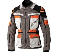 RST Pro Series Adventure-Xtreme Veste textile de moto, Gris/Orange, Taille S