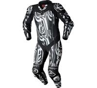 RST Pro Series Evo Airbag Ltd. Joker Combinaison en cuir de moto d’une seule pièce, noir-blanc, taille S pour homme
