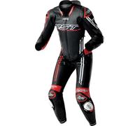 RST Moto - Combinaison cuir moto Race Dept V4.2 D3O Airbag une pièce perforée XS Noir/Rouge/Blanc