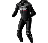 RST Race Dept V4.2 D3O Airbag Combinaison en cuir de moto perforée en une pièce, noir, taille 50 pour homme