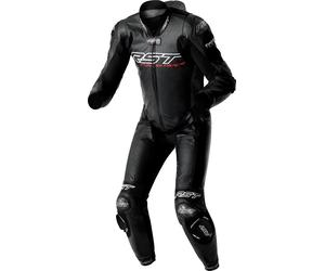 RST Race Dept V4.2 D3O Airbag Combinaison en cuir de moto perforée en une pièce, noir, Taille S