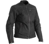 RST Ripley Ladies Motorcycle Leather Jacket Veste en cuir de moto pour dames, noir, taille L pour femmes